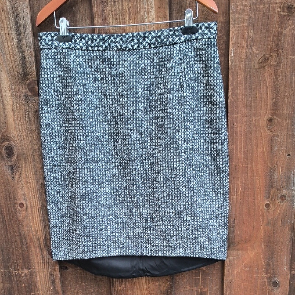 CAROLINA HERRERA Tweed Wool Blend Mini Skirt Size 12